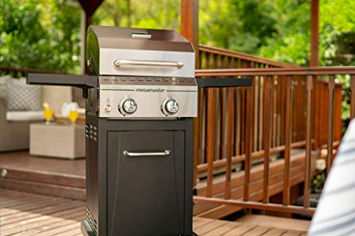 Megamaster 2-Burner Propane Gas Grill - Perfect for Camping & Outdoor Cooking