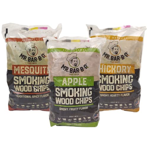 Wood Chip Variety Pack | Apple, Hickory, Mesquite | 3x1.6lb