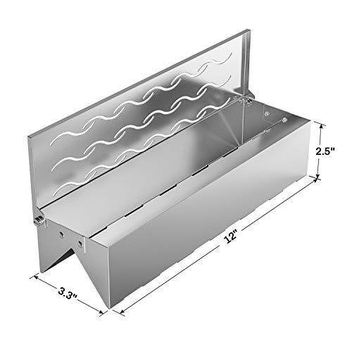 Skyflame Stainless Steel V-Shaped BBQ Smoker Box