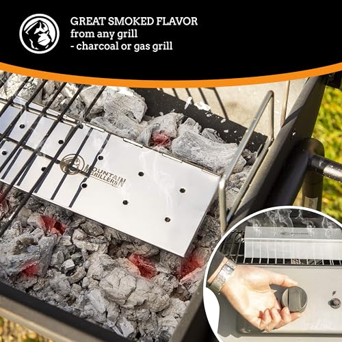 Stainless Steel Smoker Box for Gas/Charcoal Grills