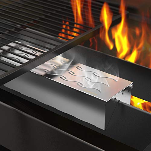 Skyflame Stainless Steel V-Shaped BBQ Smoker Box