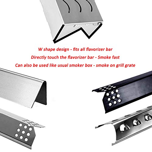 Skyflame Stainless Steel V-Shaped BBQ Smoker Box