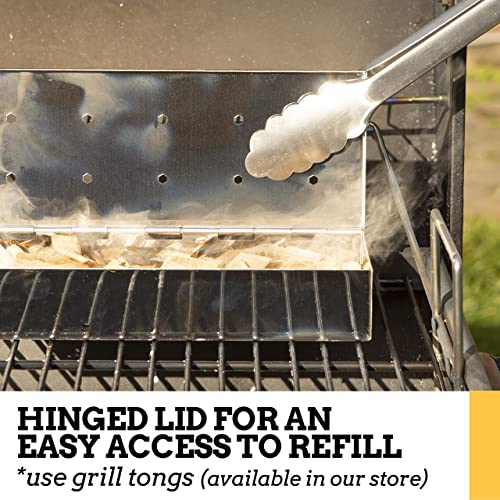 Stainless Steel Smoker Box for Gas/Charcoal Grills