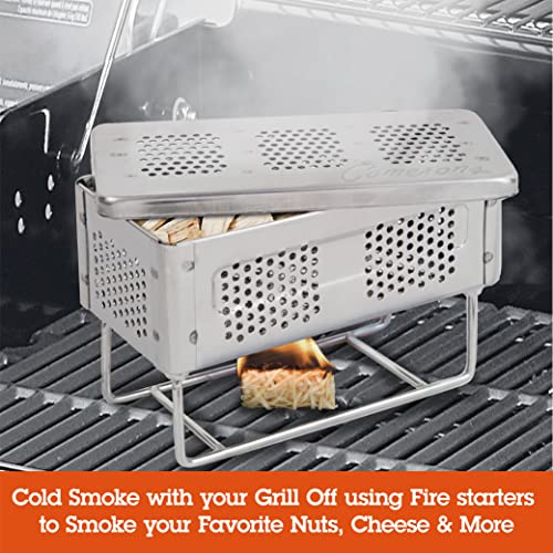 Flip Smoker Box for Gas/Charcoal Grill - BBQ Flavorizer