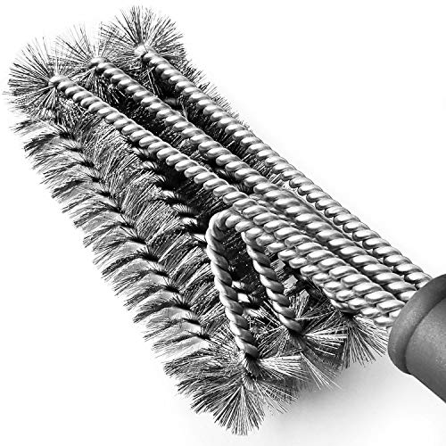 18" Stainless Steel BBQ Grill Brush - Perfect for Grates