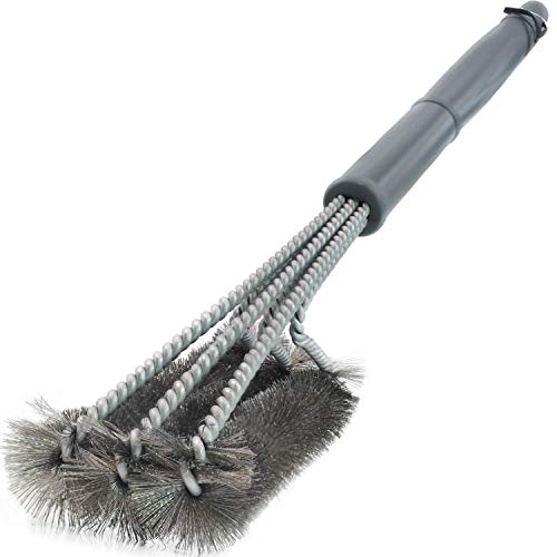 18" Stainless Steel BBQ Grill Brush - Perfect for Grates
