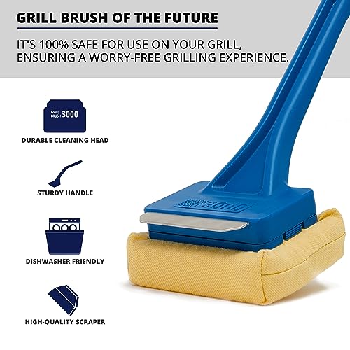 Grill Rescue BBQ Scraper - Safe, Durable, Bristle-Free