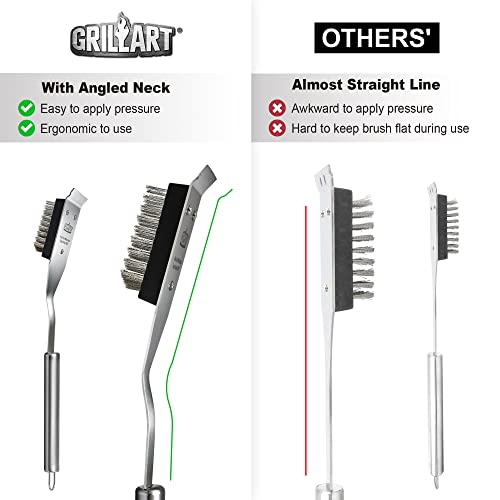 GRILLART Grill Brush - Outdoor BBQ Cleaning Accessory