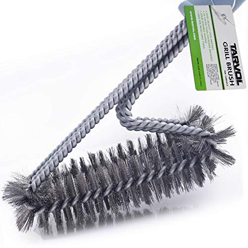 18" Stainless Steel BBQ Grill Brush - Perfect for Grates
