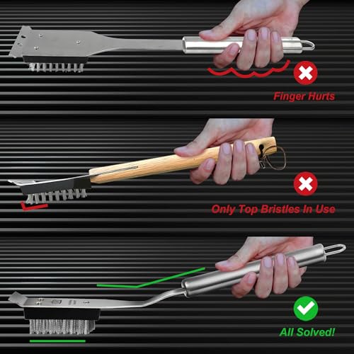 GRILLART Grill Brush - Outdoor BBQ Cleaning Accessory