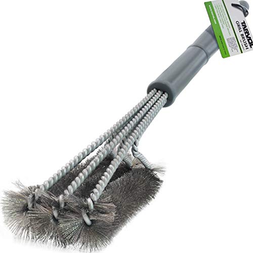 18" Stainless Steel BBQ Grill Brush - Perfect for Grates