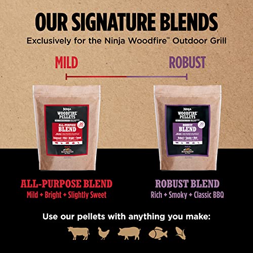 Ninja Woodfire Pellets, All Purpose Blend, 2 lbs
