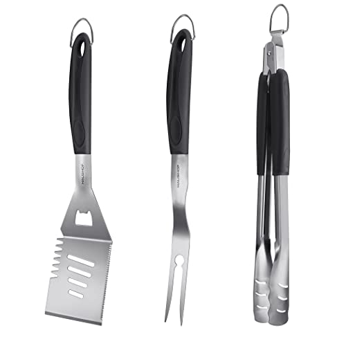 HAUSHOF Grill Accessories Set - Stainless Steel BBQ Tools