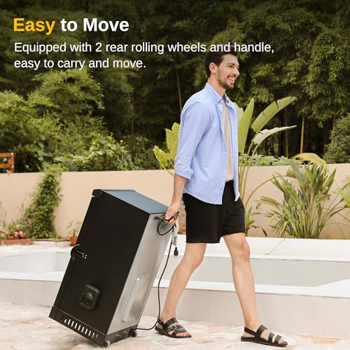 30" Electric Smoker with Wood Chip Loader & Digital Control