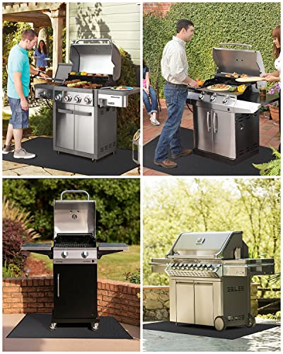 60×42 inch BBQ Under Grill Mat, Fire Resistant
