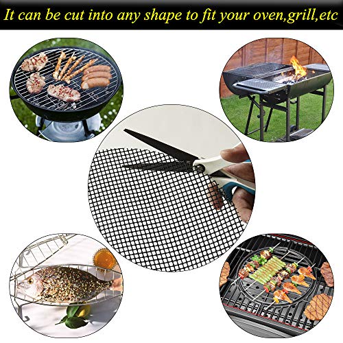 LOOCH BBQ Nonstick Grill Mat Set - 5-Piece, Heavy Duty