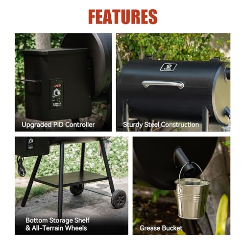 Z GRILLS 8-in-1 BBQ Smoker Grill