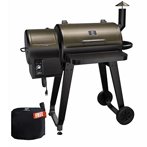 Portable Wood Pellet BBQ Grill with Automatic Temperature Control