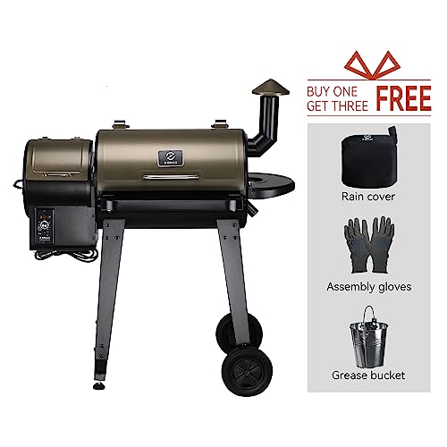 Portable Wood Pellet BBQ Grill with Automatic Temperature Control