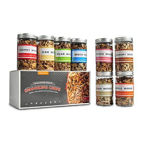 Delicious Variety Pack: Wood Chips for Smoking and Grilling (8oz)