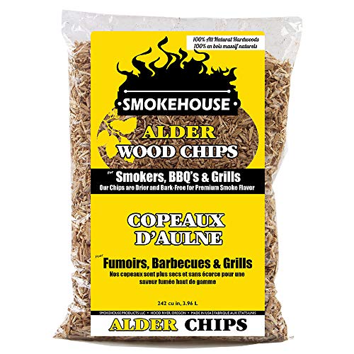 Alder Brown Wood Smoking Chips - All Natural Flavored