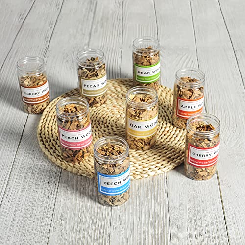 Delicious Variety Pack: Wood Chips for Smoking and Grilling (8oz)