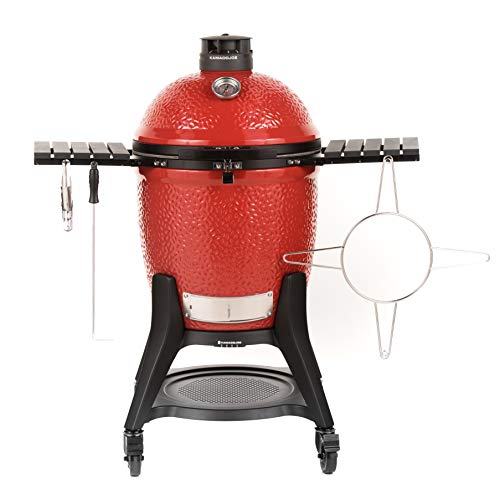 Kamado Joe Classic Joe III 18" Charcoal Grill, Blaze Red