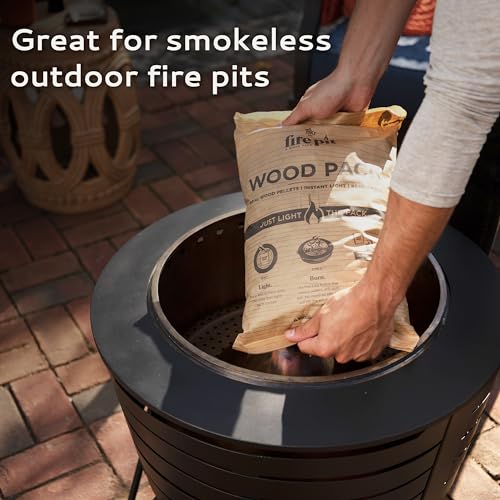 TIKI Brand Wood Packs - 4-Pack, Smokeless Wood Pellets