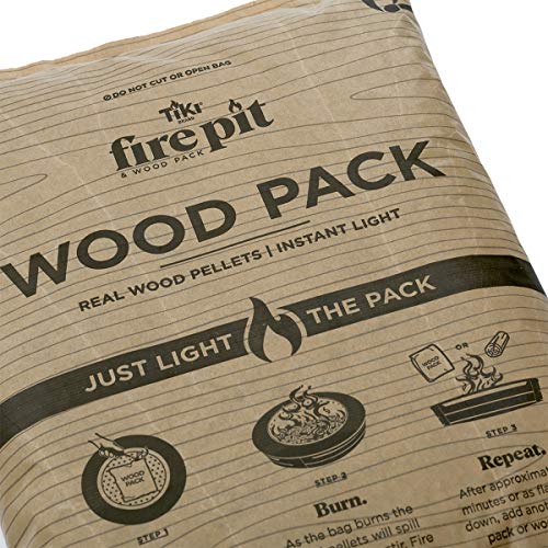 TIKI Brand Wood Packs - 4-Pack, Smokeless Wood Pellets