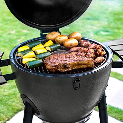 Char-Griller Akorn Kamado Charcoal Grill - Graphite