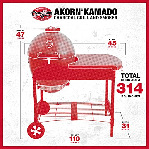 Sapphire Blue Kamado Grill - Char-Griller AKORN E56520