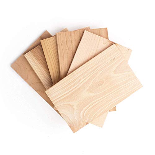 Small Grilling Planks Sampler - 6-Flavor Variety Pack