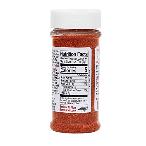 Bone Suckin' Original Seasoning and Rub, 5.8 oz