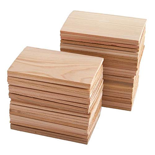 50 Pack Cedar Grilling Planks - Ideal for Restaurants