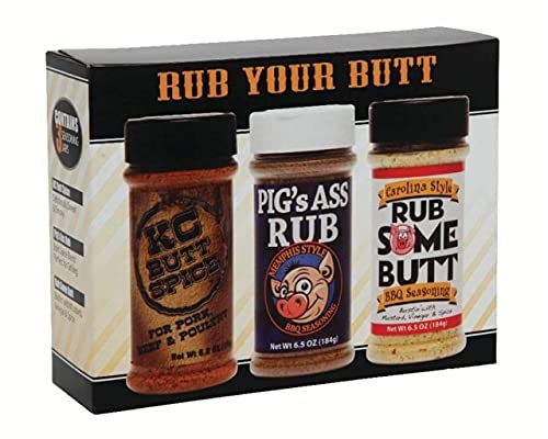 BBQ Seasoning Gift Pack: Rub Your Butt Championship