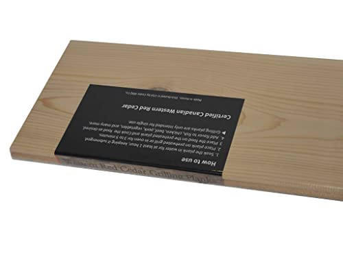 2 Piece Cedar Grilling Planks - Enhance BBQ Flavor