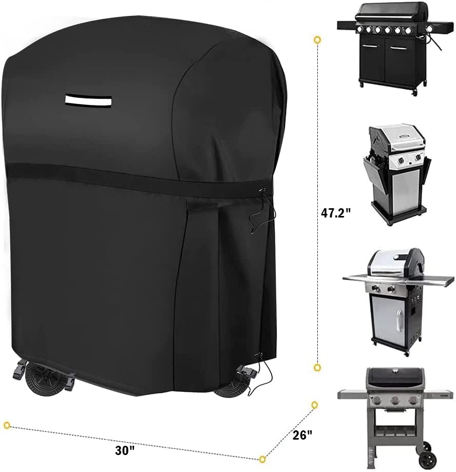 30" Waterproof Grill Cover for Weber Brinkman Char-Broil
