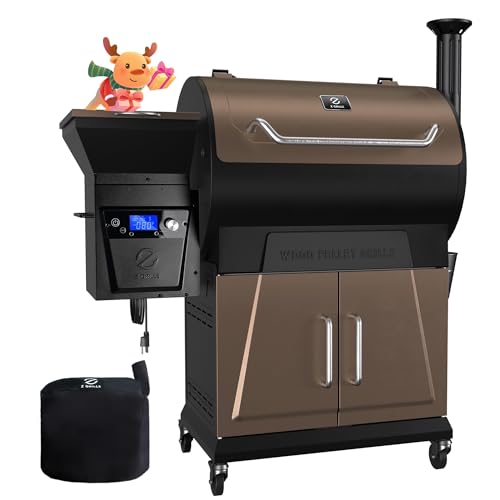 Z GRILLS 2023 Pellet Grill Smoker, LCD Screen, Huge Cabinet