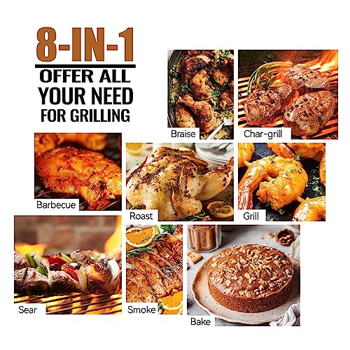 Z GRILLS 2023 Pellet Grill Smoker, LCD Screen, Huge Cabinet