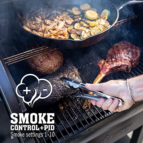 Stainless Steel Camp Chef SmokePro DLX Pellet Grill
