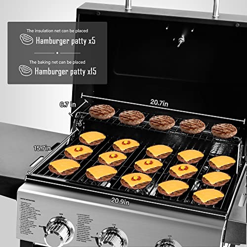 MASTER COOK BBQ Propan Gasgrill - Stainless Steel