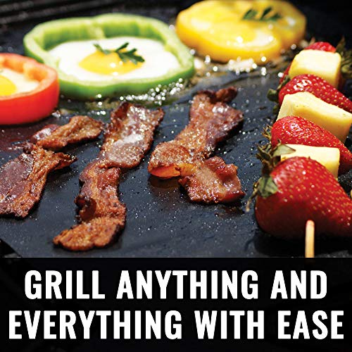 Durable Grillaholics Grill Mats - Simplify Grilling, Ideal Gift