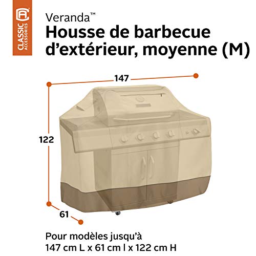 Veranda Water-Resistant BBQ Grill Cover - 58 Inch