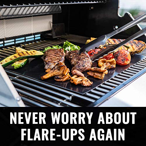 Durable Grillaholics Grill Mats - Simplify Grilling, Ideal Gift