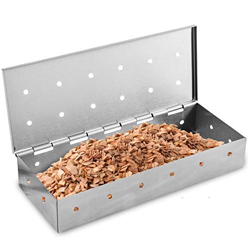 Kaluns Stainless Steel Smoker Box - Wood Chip Grill Accessory