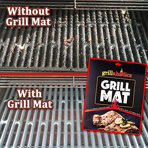 Durable Grillaholics Grill Mats - Simplify Grilling, Ideal Gift
