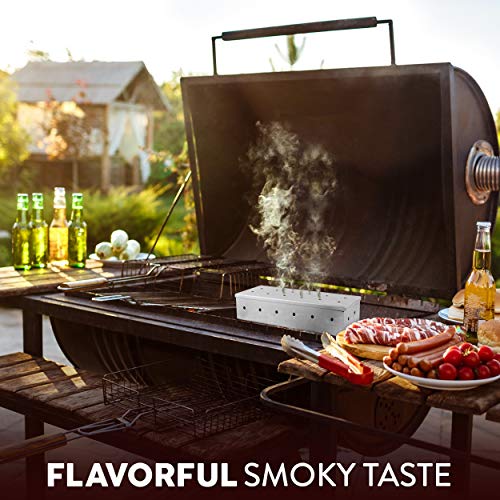 Kaluns Stainless Steel Smoker Box - Wood Chip Grill Accessory