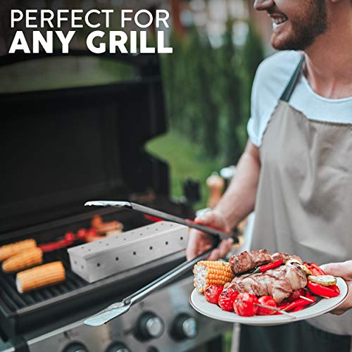 Kaluns Stainless Steel Smoker Box - Wood Chip Grill Accessory