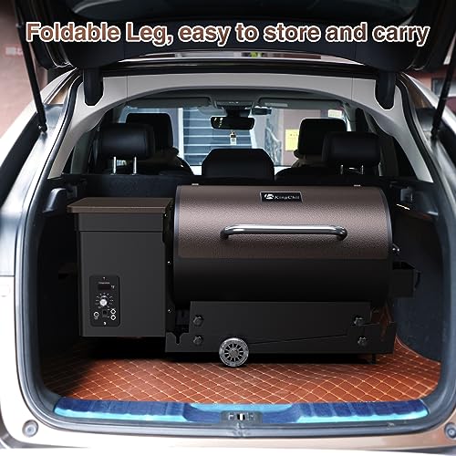 KingChii Wood Pellet Grill 8-in-1 BBQ Grill