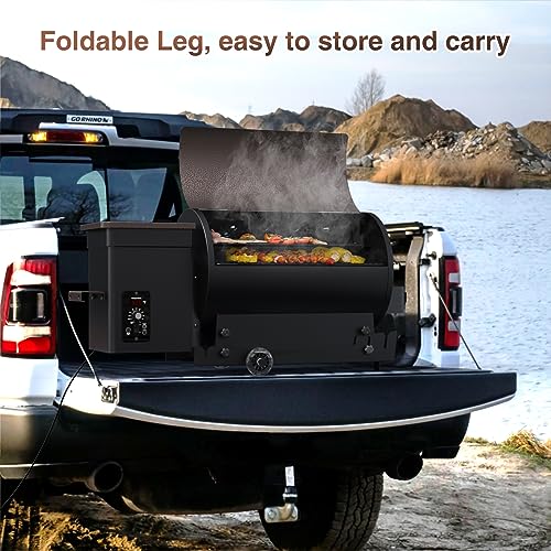 KingChii Wood Pellet Grill 8-in-1 BBQ Grill